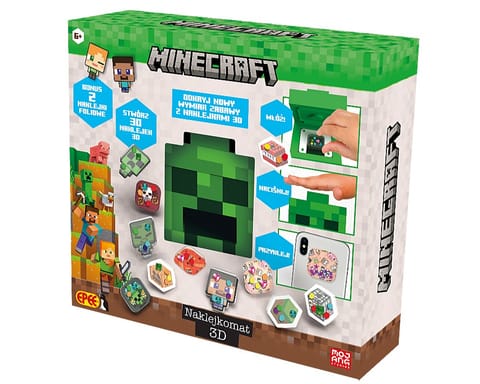 ⁨Stickermachine 3D Minecraft⁩ at Wasserman.eu