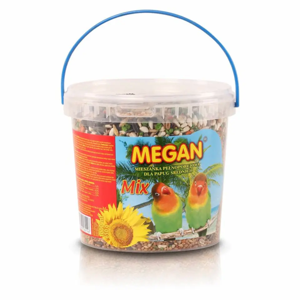 MEGAN Pokarm dla średnich papug 1l w sklepie Wasserman.eu