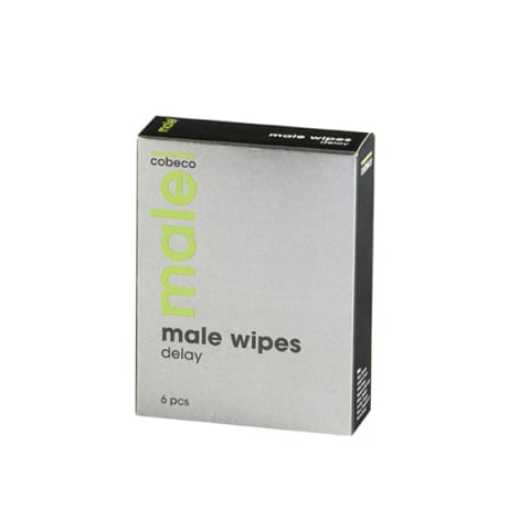 ⁨Cobeco Male Wipes Delay chusteczki intymne opoźniające 6 szt.⁩ w sklepie Wasserman.eu