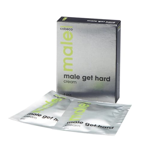 ⁨Cobeco Male Get Hard krem intymny w saszetkach 6x4 ml wygodne opakowanie⁩ w sklepie Wasserman.eu