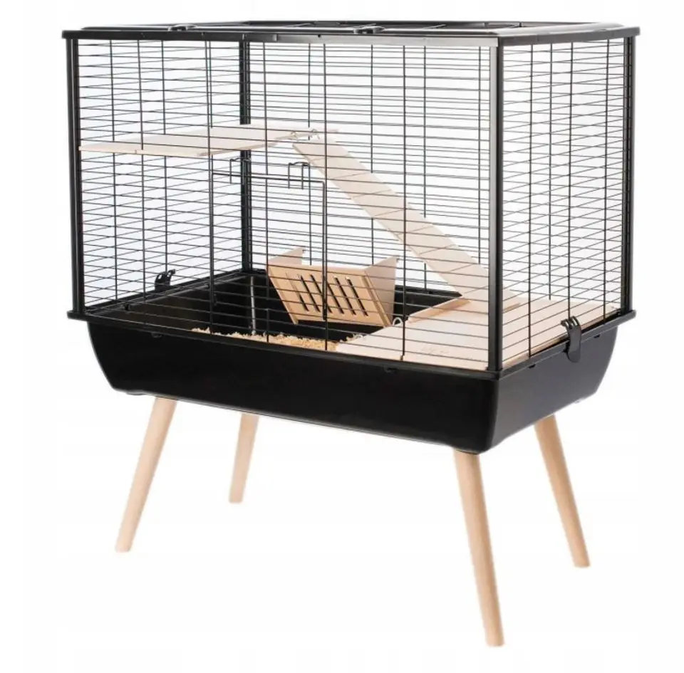 ⁨Zolux Cage Neo Muki Large Rodents H58, black⁩ at Wasserman.eu