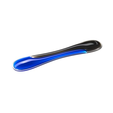 ⁨Podkładka pod nadgarstki do klawiatury Slim Duo Gel niebieska⁩ w sklepie Wasserman.eu