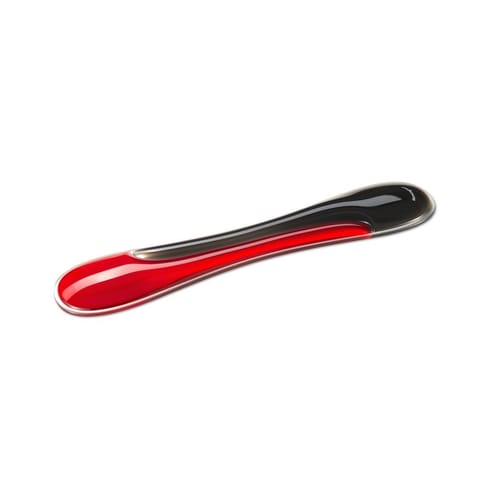 ⁨Podkładka pod nadgarstki do klawiatury Slim Duo Gel czerwona⁩ w sklepie Wasserman.eu