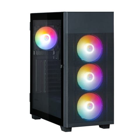 ⁨Obudowa S5 NEO Black ATX Mid Tower FRGB Fan x4⁩ w sklepie Wasserman.eu