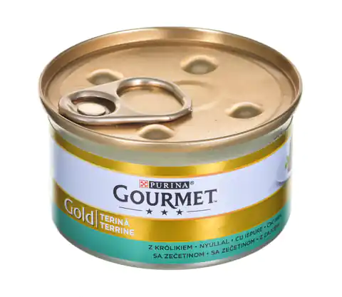 ⁨GOURMET Gold Kaninchen - Nassfutter für Katzen - 85g⁩ im Wasserman.eu