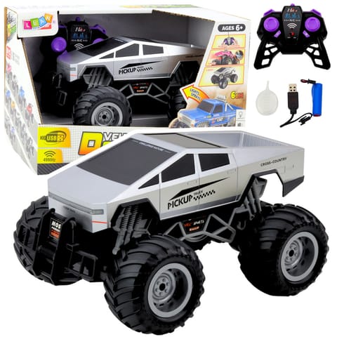 ⁨Auto Terenowe Off-Road RC Zdalnie Sterowane Srebrne 1:16⁩ w sklepie Wasserman.eu