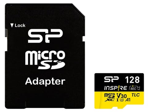 ⁨Karta pamięci microSDXC Inspire 128GB UHS-I U3 A1 V30 4K TLC⁩ w sklepie Wasserman.eu