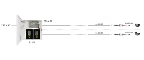 ⁨PRZETWORNICA ZASILANIA DCDCH-12V1A-SD PULSAR⁩ w sklepie Wasserman.eu
