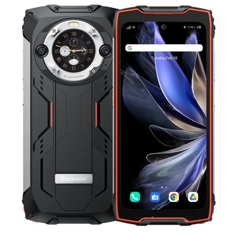 ⁨Smartfon BV9300 Pro 15080 mAh 12/256GB pomarańczowy⁩ w sklepie Wasserman.eu