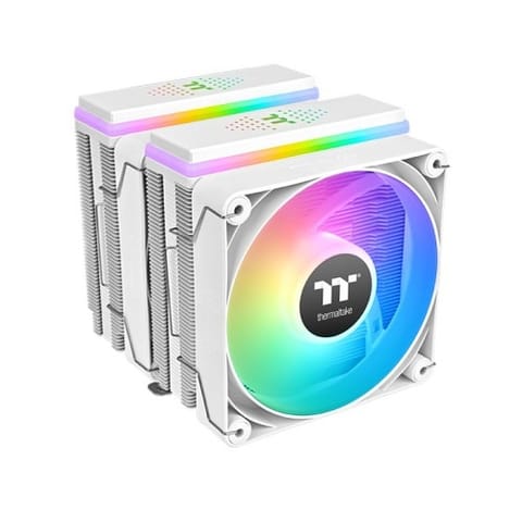 ⁨Chłodzenie procesora ASTRIA 600 ARGB Lighting (TDP 265W, 2x120mm) White⁩ w sklepie Wasserman.eu