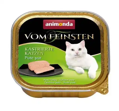 ⁨ANIMONDA Vom Feinsten Mildes Menu Pute pur - Nassfutter für Katzen - 100g⁩ im Wasserman.eu