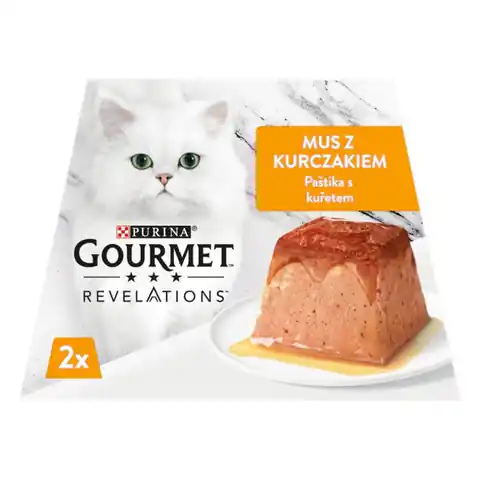 ⁨Karma Gourmet Revelations Mus Kurczak 2x57g⁩ w sklepie Wasserman.eu