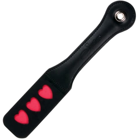 Packa - Sportsheets Leather Impression Paddle "Hearts" w sklepie Wasserman.eu