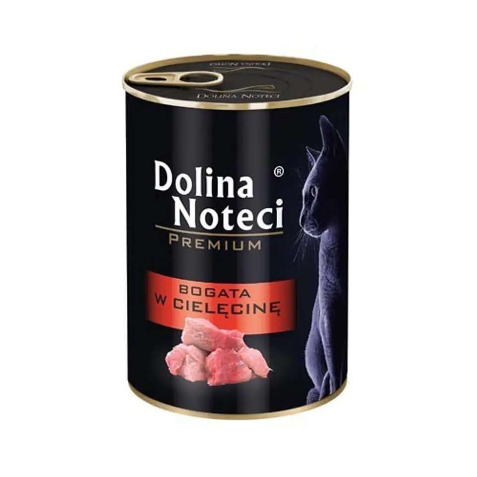 ⁨DOLINA NOTECI Premium bogata w cielęcinę - mokra karma dla kota - 400g⁩ w sklepie Wasserman.eu