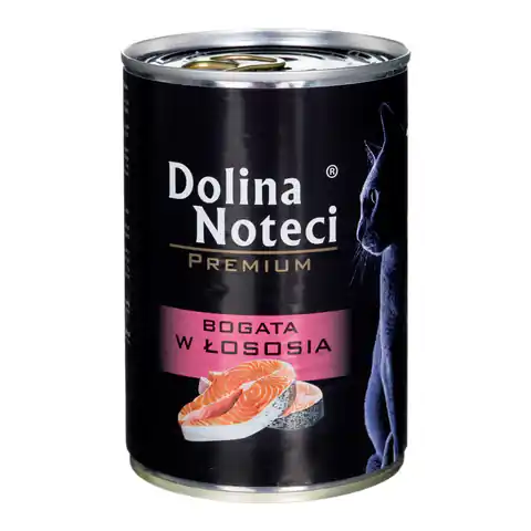 ⁨DOLINA NOTECI Premium bogata w łososia - mokra karma dla kota - 400g⁩ w sklepie Wasserman.eu