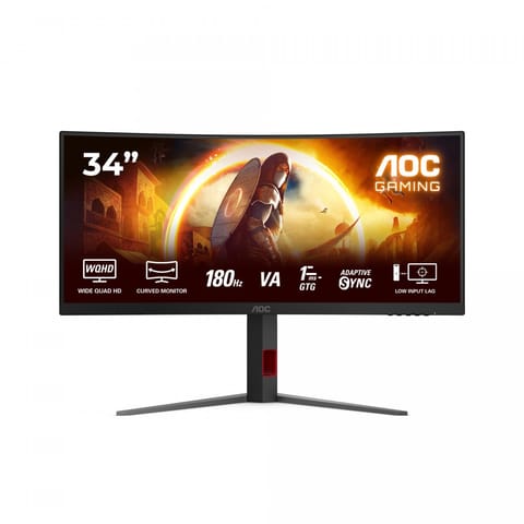 ⁨Monitor CU34G4 34 cale 180Hz Curved VA HDMIx2 DP HAS⁩ w sklepie Wasserman.eu