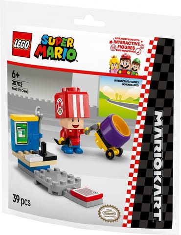 ⁨Bricks Super Mario 30702 Mario Kart - Toad (Pit Crew)⁩ at Wasserman.eu