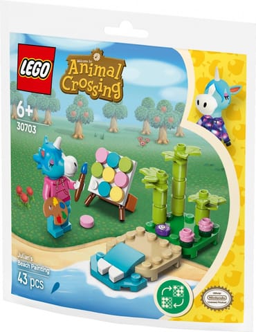 ⁨Bricks Animal Crossing 30703 Julians Beach Painting⁩ at Wasserman.eu