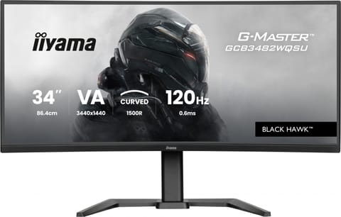 ⁨Monitor 34 cale G-Master GCB3482WQSU-B1,VA,UWQHD,120HZ,1500R, HDR400, 21:9, 500cd,2x5W, USB-c⁩ w sklepie Wasserman.eu