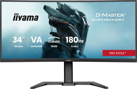⁨Monitor G-Master 34 cale GCB3484WQSU-B1,VA,UWQHD,180Hz, HDR400, 1500R, 21:9, 0.4ms, 500cd/m2, 2x5W, USB-c, PiP⁩ w sklepie Wasserman.eu