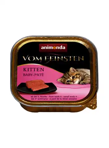 ⁨Animonda vom Feinsten Kitten Baby Paté - mokra karma dla kociąt - 100g⁩ w sklepie Wasserman.eu