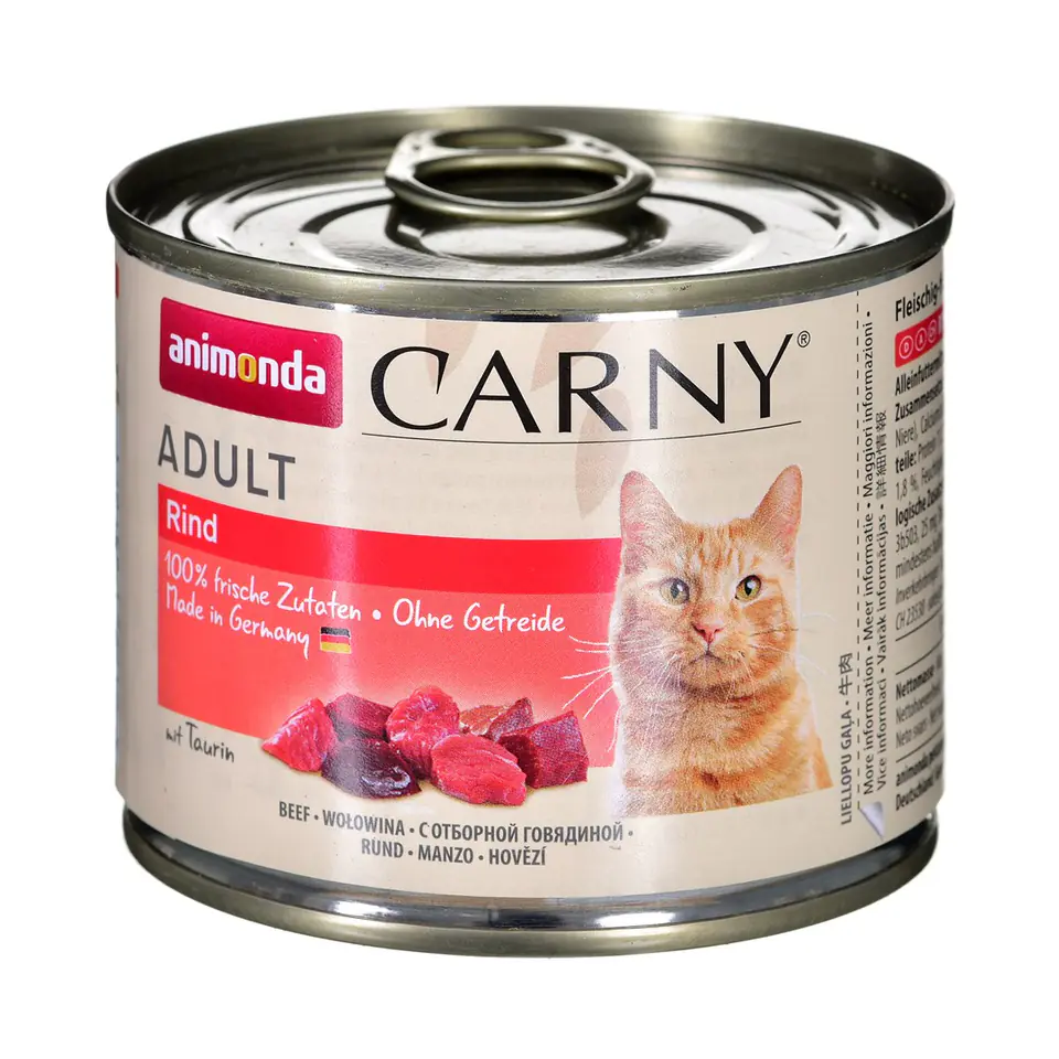 ⁨ANIMONDA Carny Adult smak: wołowina 200g⁩ w sklepie Wasserman.eu