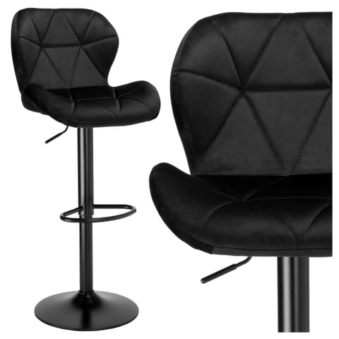 Hoker barowy Gordon Black czarny Velvet w sklepie Wasserman.eu