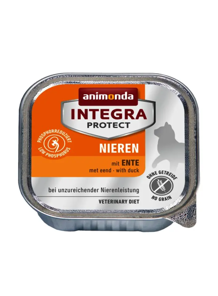 ⁨ANIMONDA Integra Protect Nieren dla kota smak: kaczka - tacka 100g⁩ w sklepie Wasserman.eu