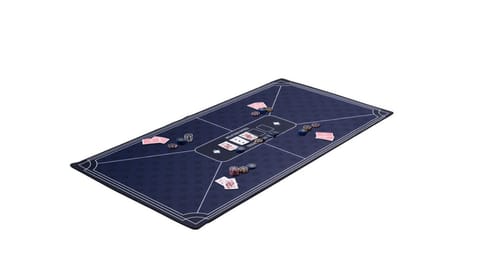 Mata do pokera niebieska 118 x 59 cm w sklepie Wasserman.eu