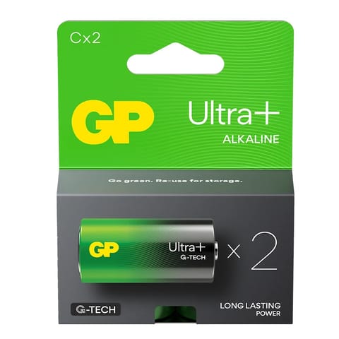 ⁨ALKALINE BATTERY LR14/C GP ULTRA+ 1PCS.⁩ at Wasserman.eu