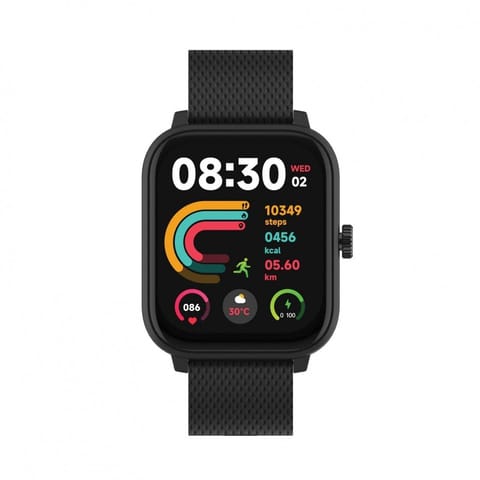 ⁨Smartwatch EW04 czarny⁩ w sklepie Wasserman.eu