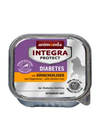 ⁨ANIMONDA Integra Protect Diabetes Hühnerleber 100g⁩ im Wasserman.eu