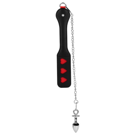 ⁨Ouch! Hearts Paddle z łańcuszkiem i metalowym akcesorium 8714273048066⁩ w sklepie Wasserman.eu