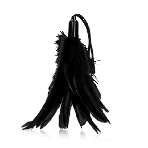 ⁨Shots Ouch! Small Feather Tickler - lekkie piorko dekoracyjne czarne⁩ w sklepie Wasserman.eu