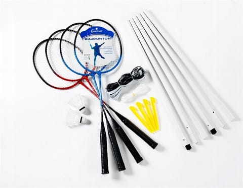 ⁨Badminton 4 players set⁩ at Wasserman.eu