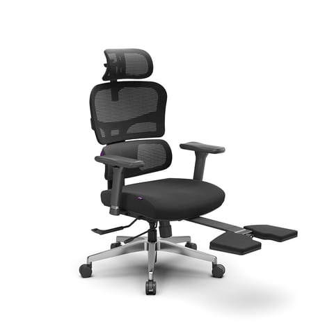 Ergonomiczny fotel Spacetronik LUMBO 44 Czarny w sklepie Wasserman.eu
