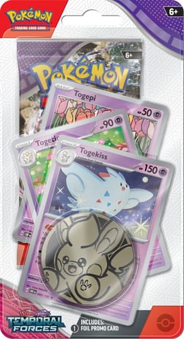 ⁨Cards Scarlet & Violet - Temporal Forces - Premium Checklane Blister - Togekiss⁩ at Wasserman.eu