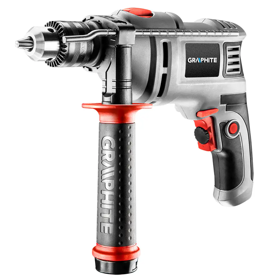 ⁨HAMMER DRILL 550W KEY HOLDER 13 MM ROTATION 0-3000⁩ at Wasserman.eu