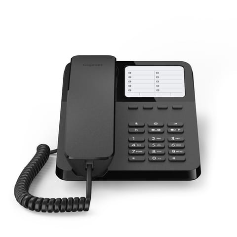 Corded phone Desk400 Black at Wasserman.eu