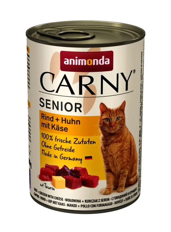 ⁨ANIMONDA Carny Senior smak: wołowina, kurczak z serem 400g⁩ w sklepie Wasserman.eu