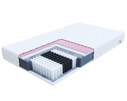 ⁨Materac multipocketowy ATINA pianka visco - 100 x 200 - H4 twardy / H3 średnio twardy - 19 cm⁩ w sklepie Wasserman.eu