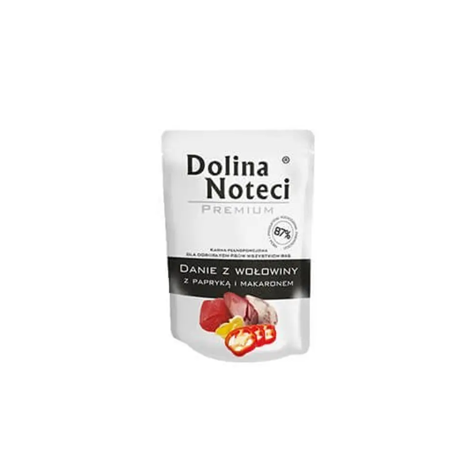 ⁨Dolina Noteci Premium beef dish with peppers and pasta - Wet dog food - 300g⁩ at Wasserman.eu