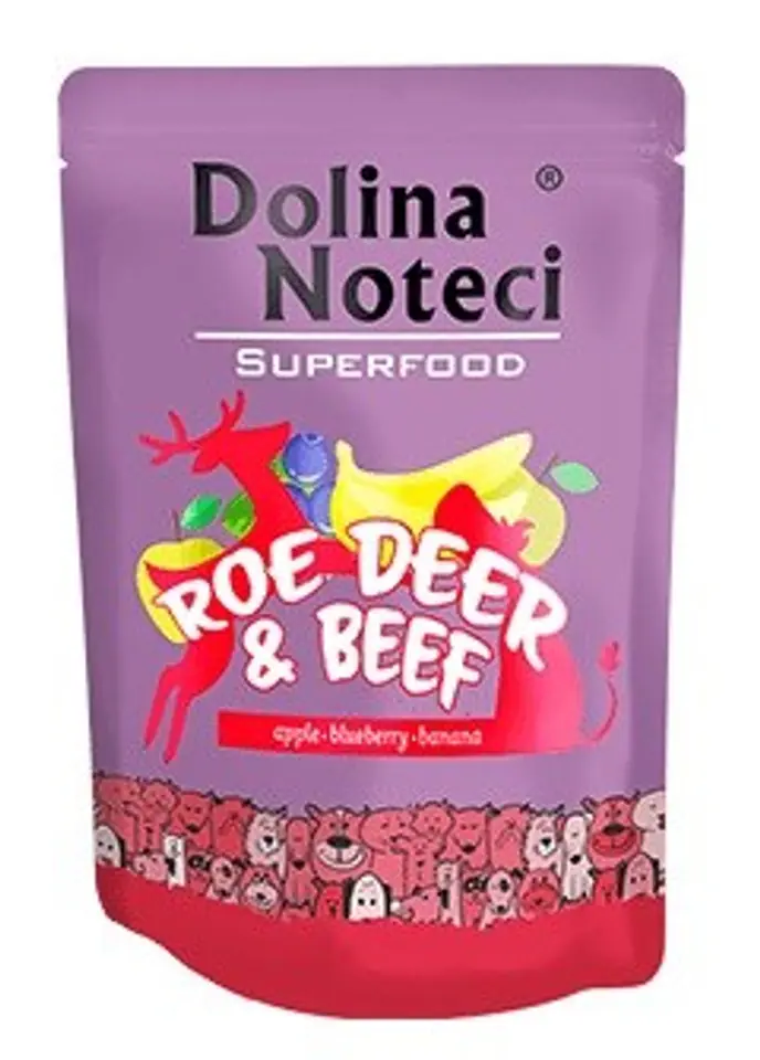 ⁨DOLINA NOTECI Superfood Sarna i Wołowina - mokra karma dla psa - 300 g⁩ w sklepie Wasserman.eu