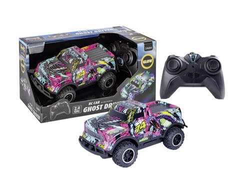 ⁨Auto zdalnie sterowane RC Car Ghost Driver - fioletowe⁩ w sklepie Wasserman.eu