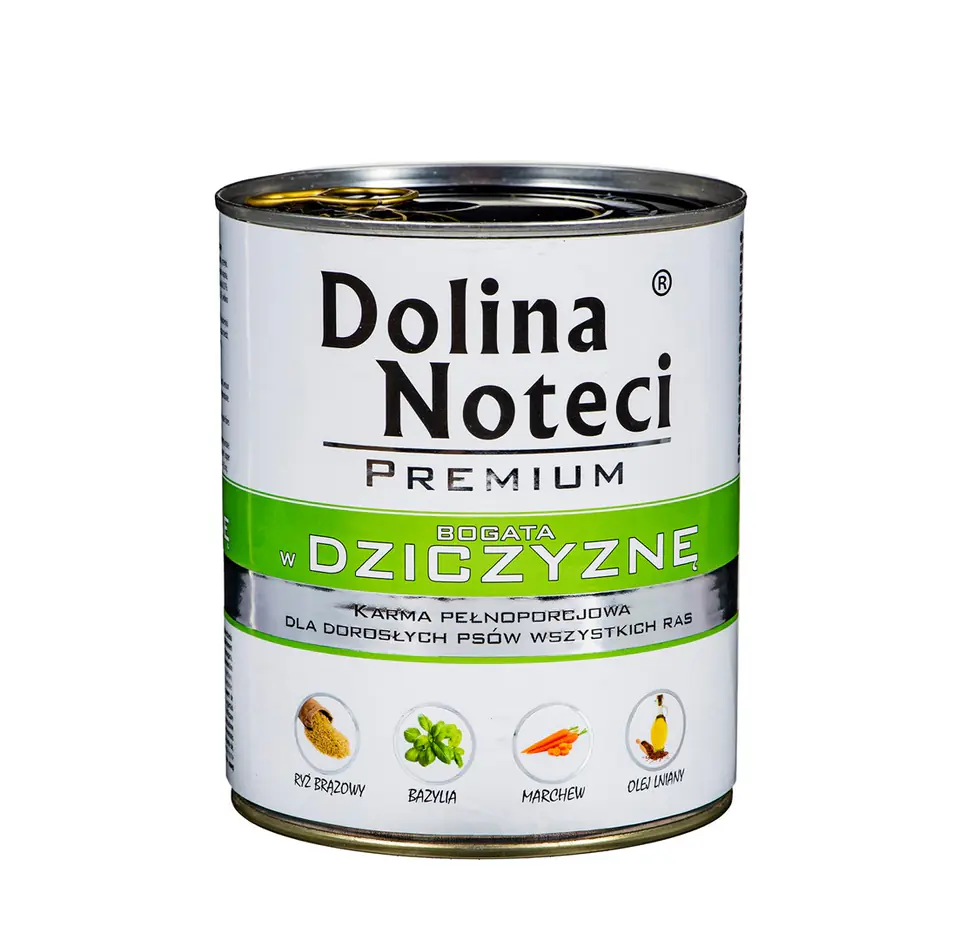 ⁨DOLINA NOTECI Premium bogata w dziczyznę - mokra karma dla psa - 800g⁩ w sklepie Wasserman.eu