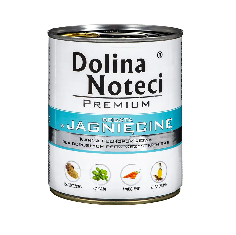 ⁨DOLINA NOTECI Premium bogata w jagnięcinę - mokra karma dla psa - 800g⁩ w sklepie Wasserman.eu