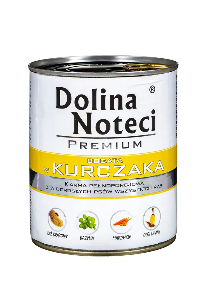 ⁨DOLINA NOTECI Premium bogata w kurczaka - mokra karma dla psa - 800g⁩ w sklepie Wasserman.eu