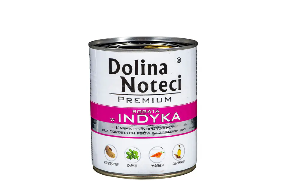 ⁨DOLINA NOTECI Premium bogata w indyka - mokra karma dla psa - 800g⁩ w sklepie Wasserman.eu