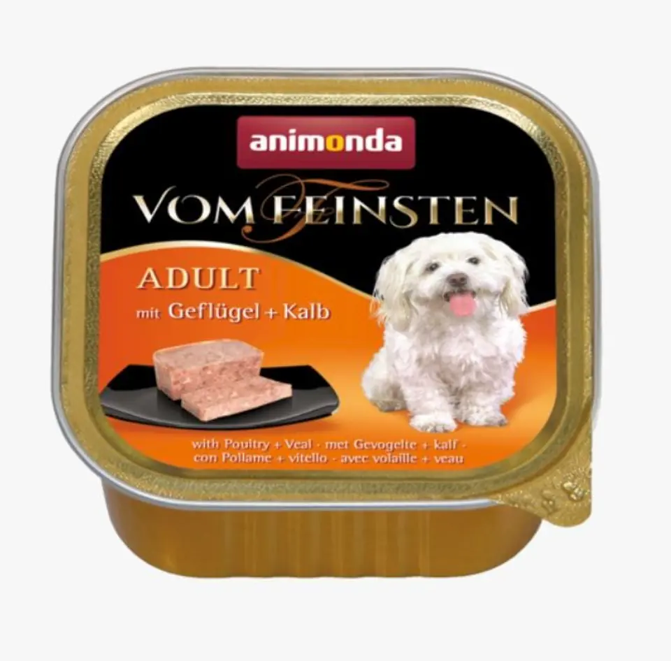 ⁨animonda Vom Feinsten Classic flavor: poultry and veal 150 g⁩ at Wasserman.eu