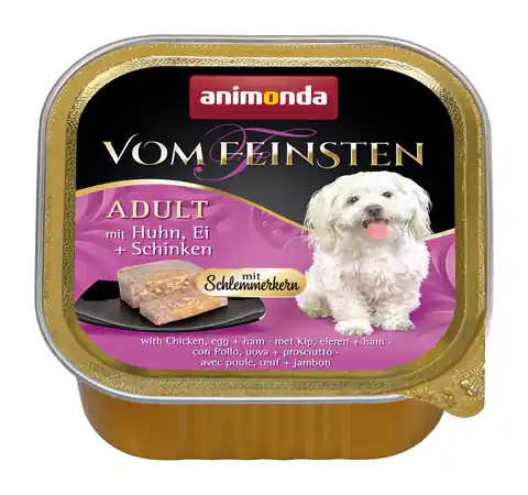 ⁨ANIMONDA Vom Feinsten Classic smak: kurczak, jajko + szynka 150g⁩ w sklepie Wasserman.eu